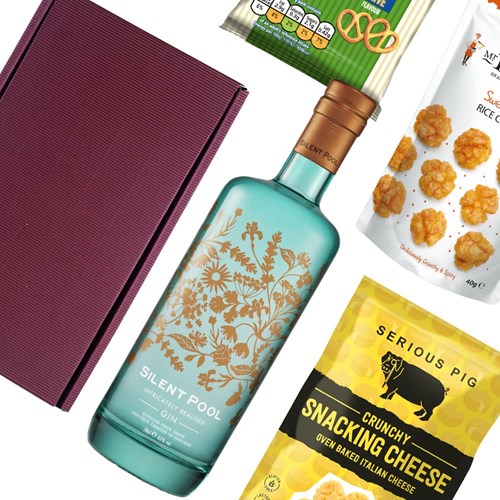 Silent Pool Gin 70cl Nibbles Hamper